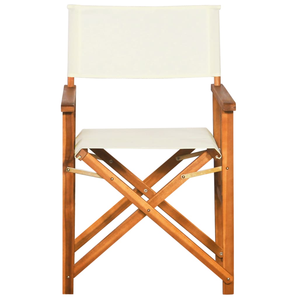 Sedie da Regista 2 pz in Legno Massello di Acacia | homemem39