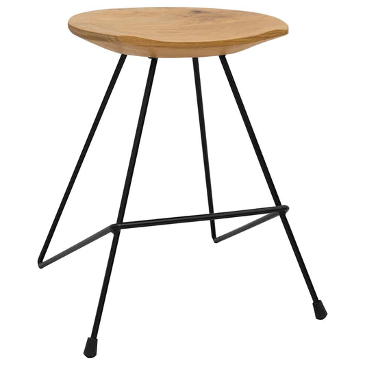 Sgabelli 2 pz in Legno Massello di Teak | homemem39