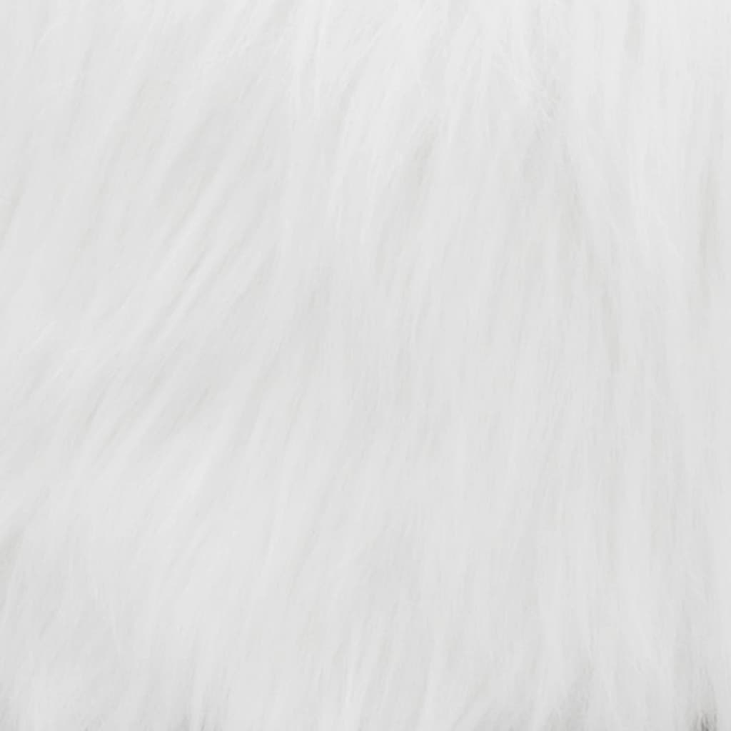 Sgabello Bianco in Legno Massello di Teak