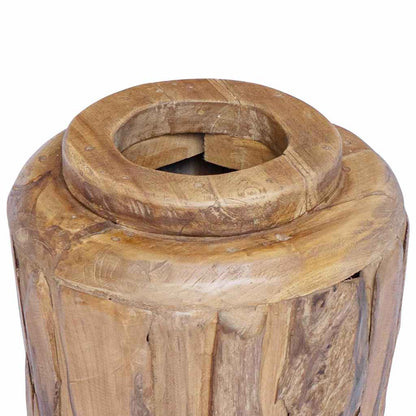 Vaso Decorativo 40x100 cm in Legno Massello di Teak
