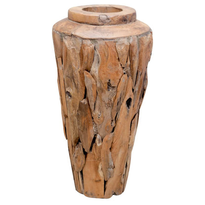 Vaso Decorativo 40x60 cm in Legno Massello di Teak