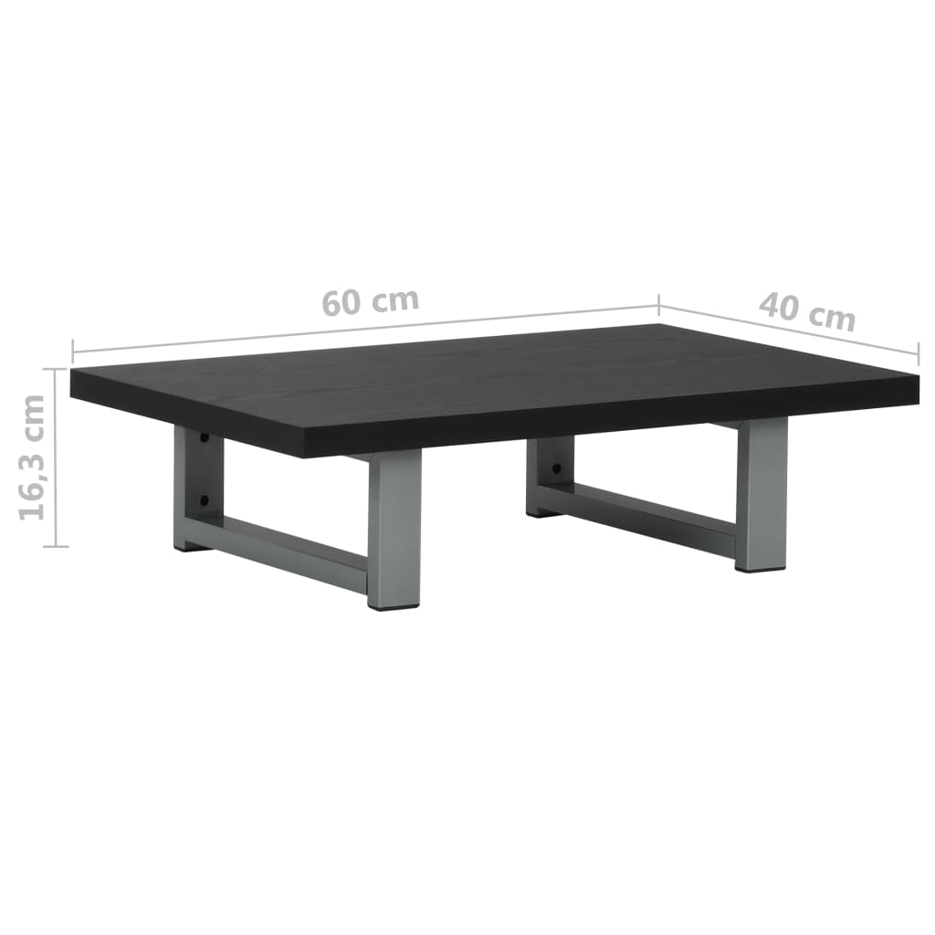 Mobile da Bagno Nero 60x40x16,3 cm