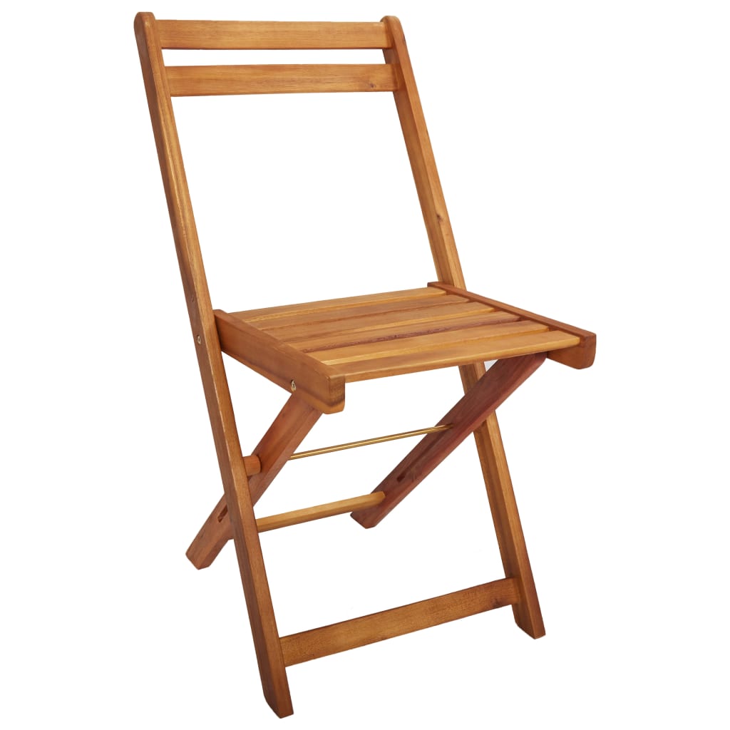 Tavolo da Giardino con Fioriera e 2 Sedie Bistrot Legno Acacia | homemem39