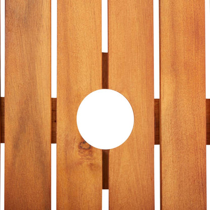 Tavolo da Giardino 88x88x74 cm in Legno Massello di Acacia | homemem39