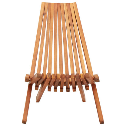 Sedia a Sdraio da Esterno Pieghevole Legno Massello di Acacia