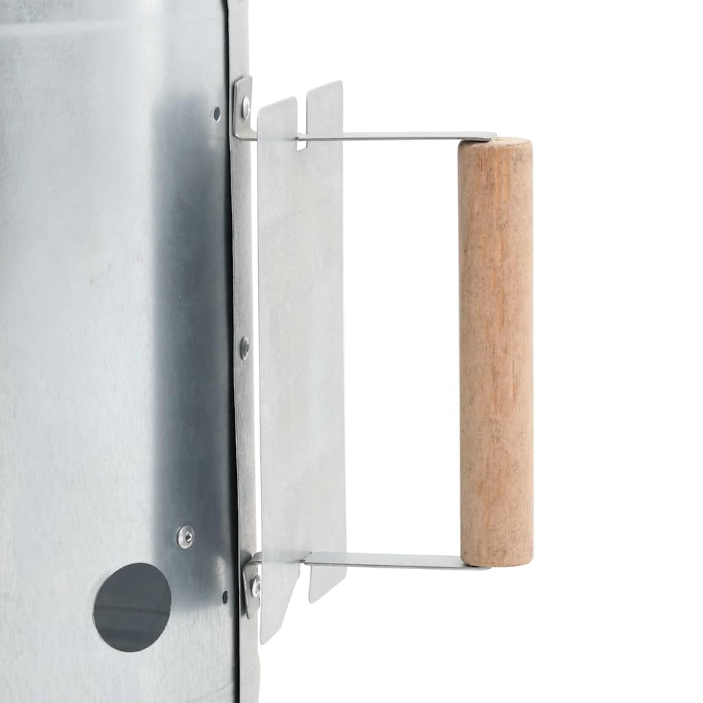 Ciminiera per Barbecue Starter a Carbone in Acciaio Zincato - homemem39