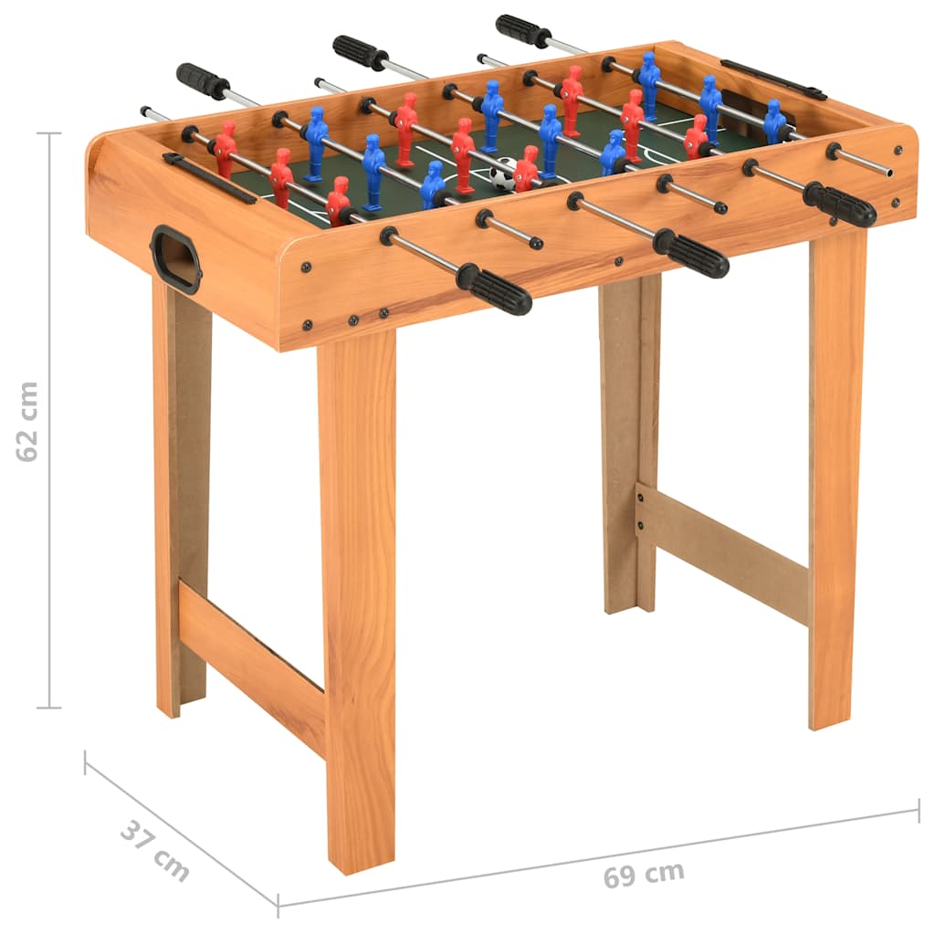 Mini Calcio Balilla 69x37x62 cm Acero | homemem39