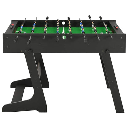 Calcio Balilla Pieghevole 121x61x80 cm Nero | homemem39