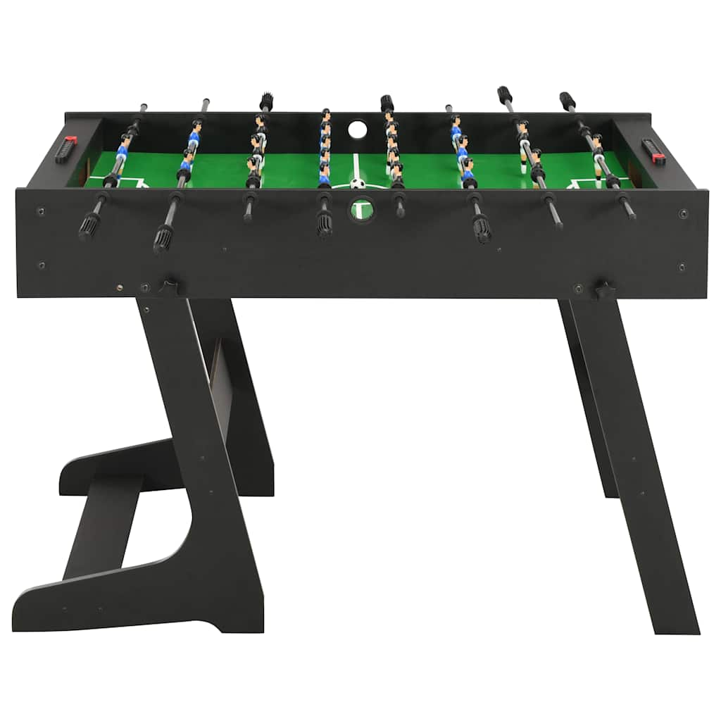 Calcio Balilla Pieghevole 121x61x80 cm Nero - homemem39