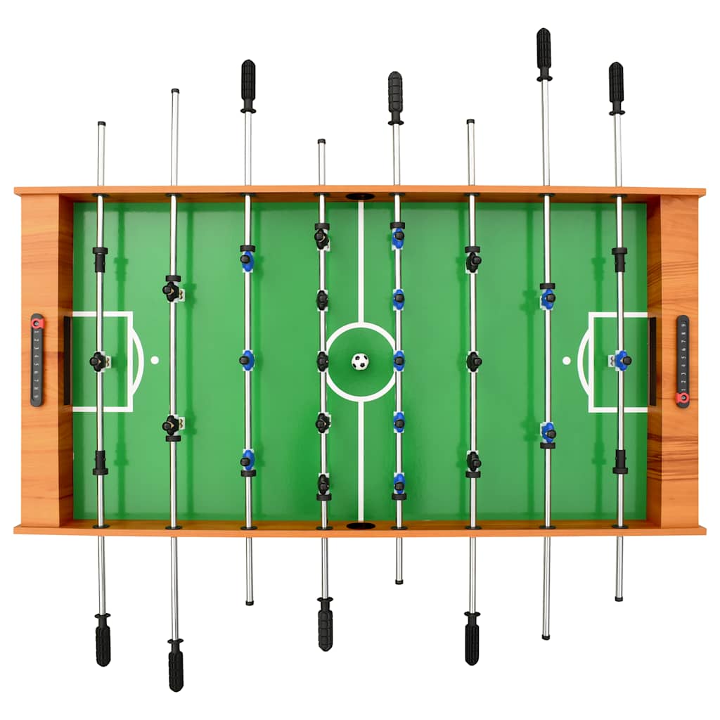 Calcio Balilla Pieghevole 121x61x80 cm Marrone Chiaro | homemem39