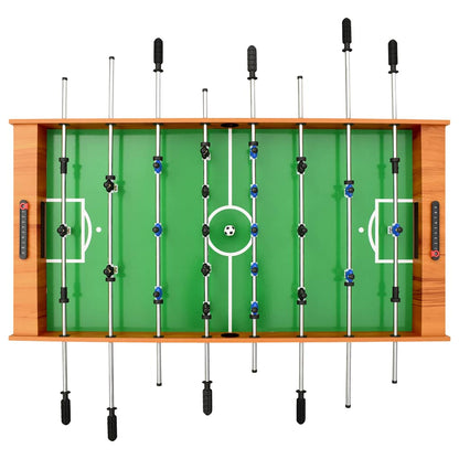Calcio Balilla Pieghevole 121x61x80 cm Marrone Chiaro | homemem39