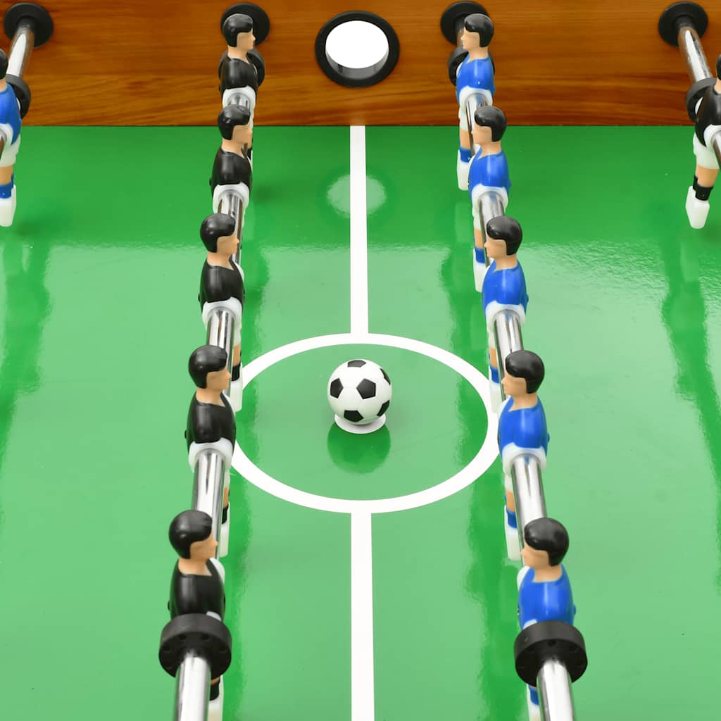Calcio Balilla Pieghevole 121x61x80 cm Marrone Chiaro | homemem39