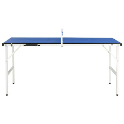 Tavolo da Ping Pong con Rete 5 Piedi 152x76x66 cm Blu - homemem39