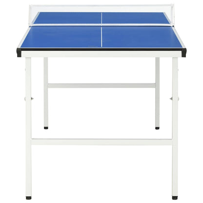 Tavolo da Ping Pong con Rete 5 Piedi 152x76x66 cm Blu - homemem39