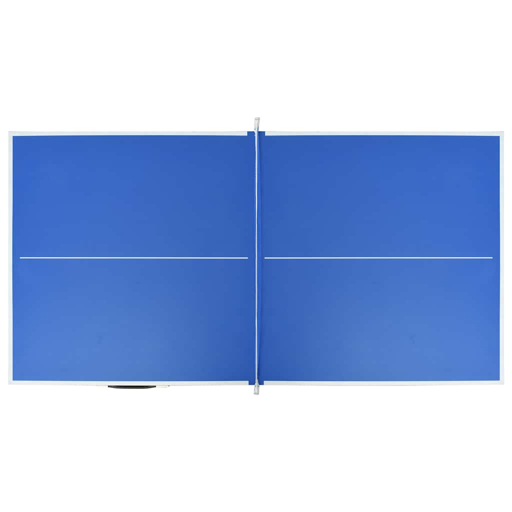 Tavolo da Ping Pong 5 Piedi con Rete 152x76x66 cm Blu | homemem39