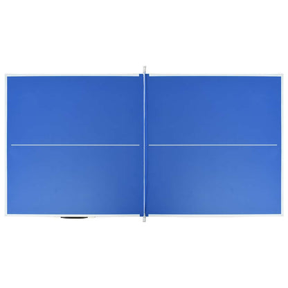 Tavolo da Ping Pong 5 Piedi con Rete 152x76x66 cm Blu | homemem39
