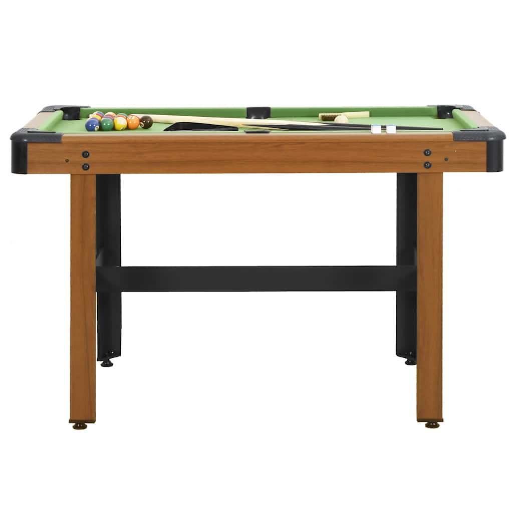 Tavolo da Biliardo 4 Piedi 122x61x76 cm Marrone | homemem39