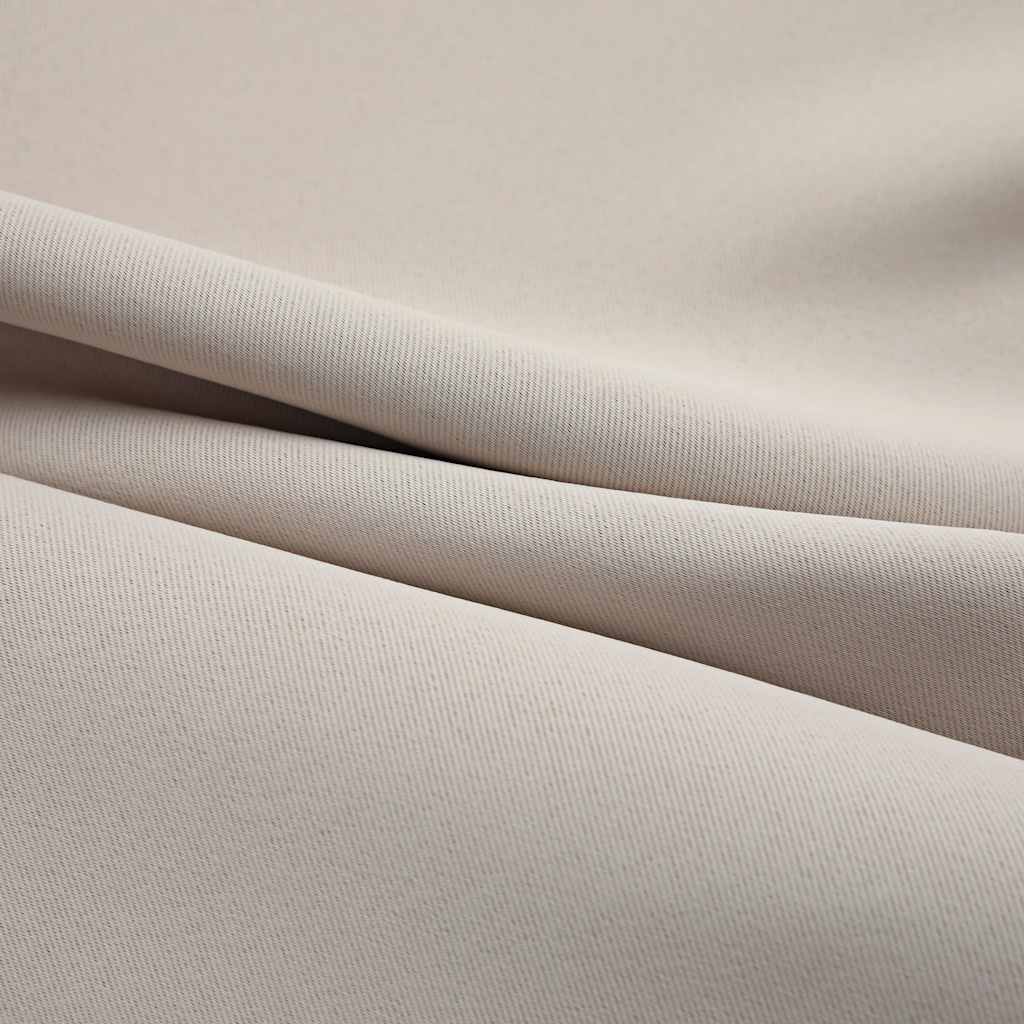 Tende Oscuranti con Anelli in Metallo 2 pz Beige 140x175 cm | homemem39
