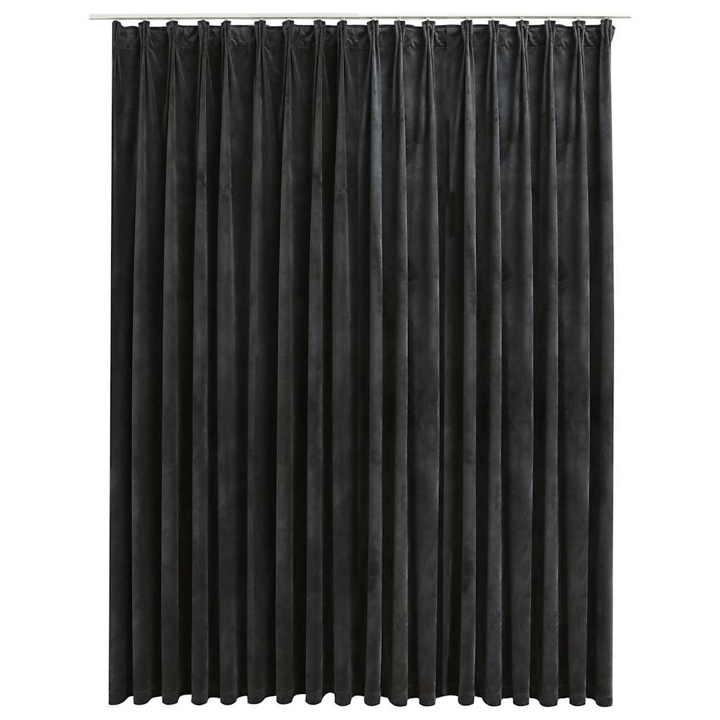 Tenda Oscurante con Ganci in Velluto 290x245 cm