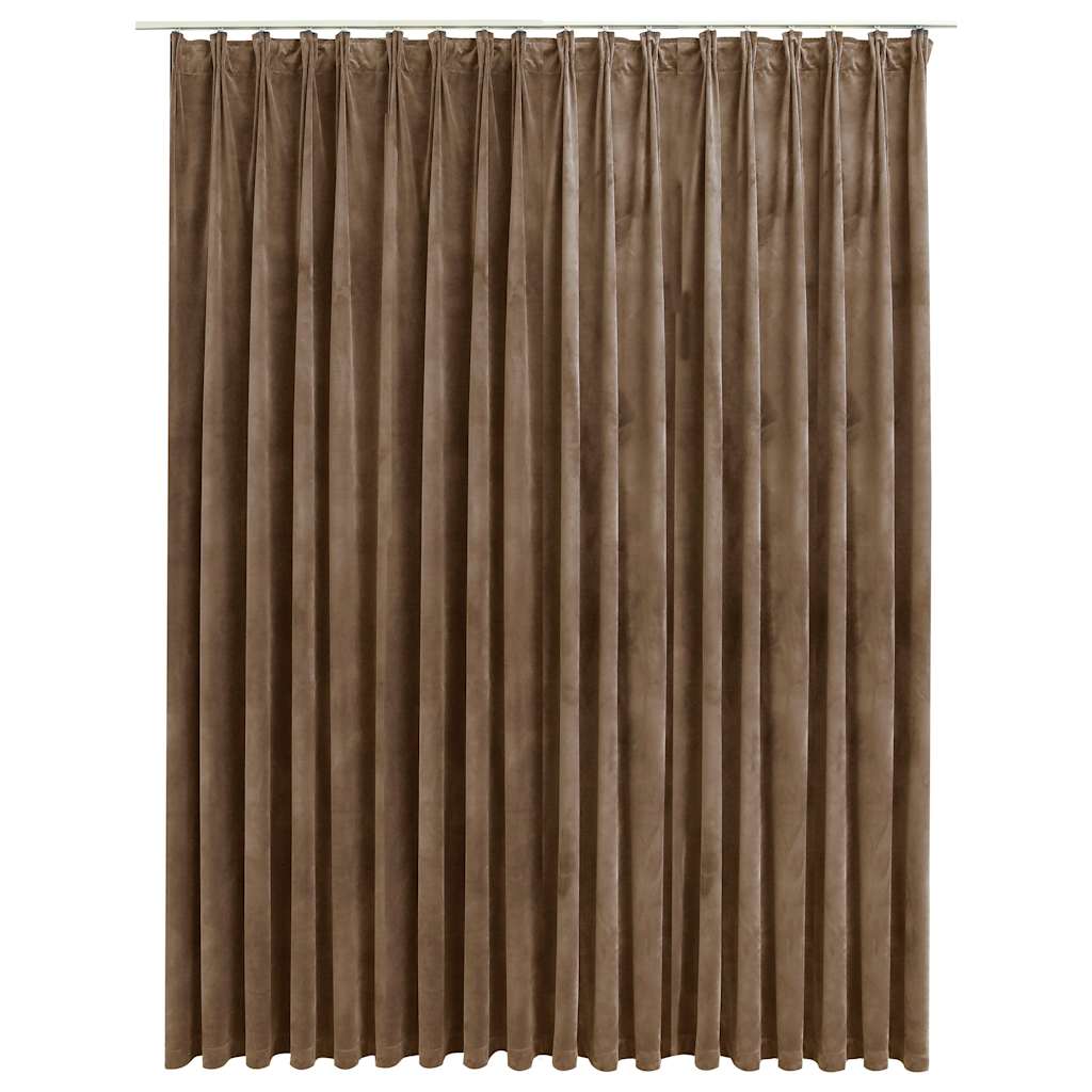 Tenda Oscurante con Ganci in Velluto 290x245 cm