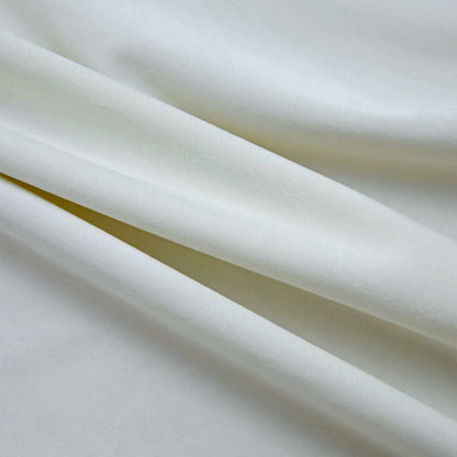 Tenda Oscurante con Anelli in Metallo Velluto Crema 290x245 cm | homemem39