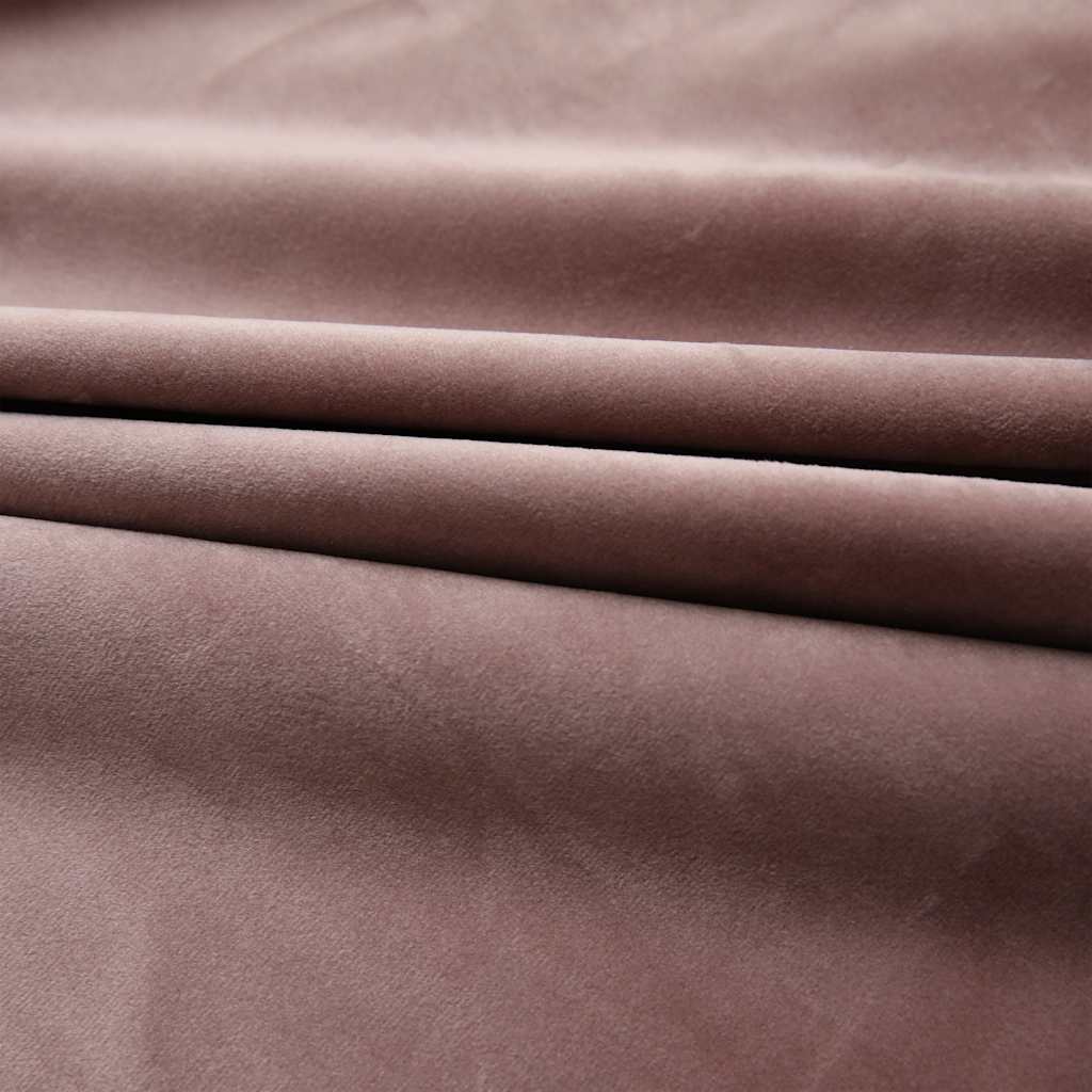 Tenda Oscurante con Ganci Velluto Rosa Antico 290x245 cm | homemem39
