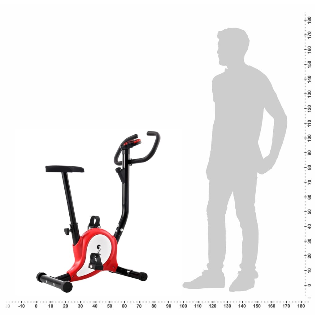 Cyclette Ellittica con Cinghia di Resistenza Rossa