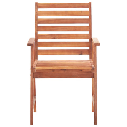 Sedie da Pranzo per Esterno 2 pz in Legno Massello di Acacia | homemem39