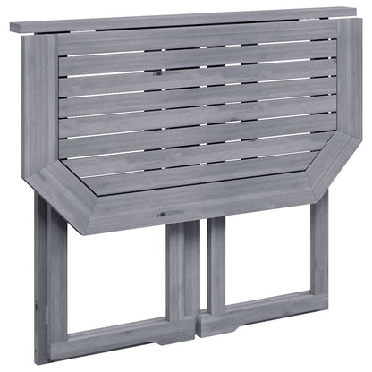 Tavolo da Balcone Pieghevole 90x50x74 cm in Massello di Acacia - homemem39