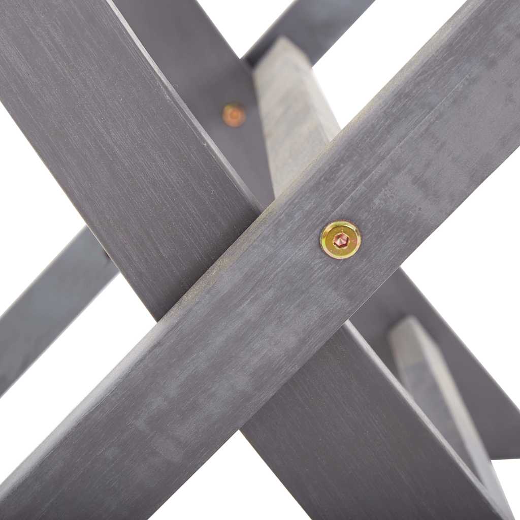 Sedie da Giardino Pieghevoli 2 pz in Legno Massello d'Acacia - homemem39