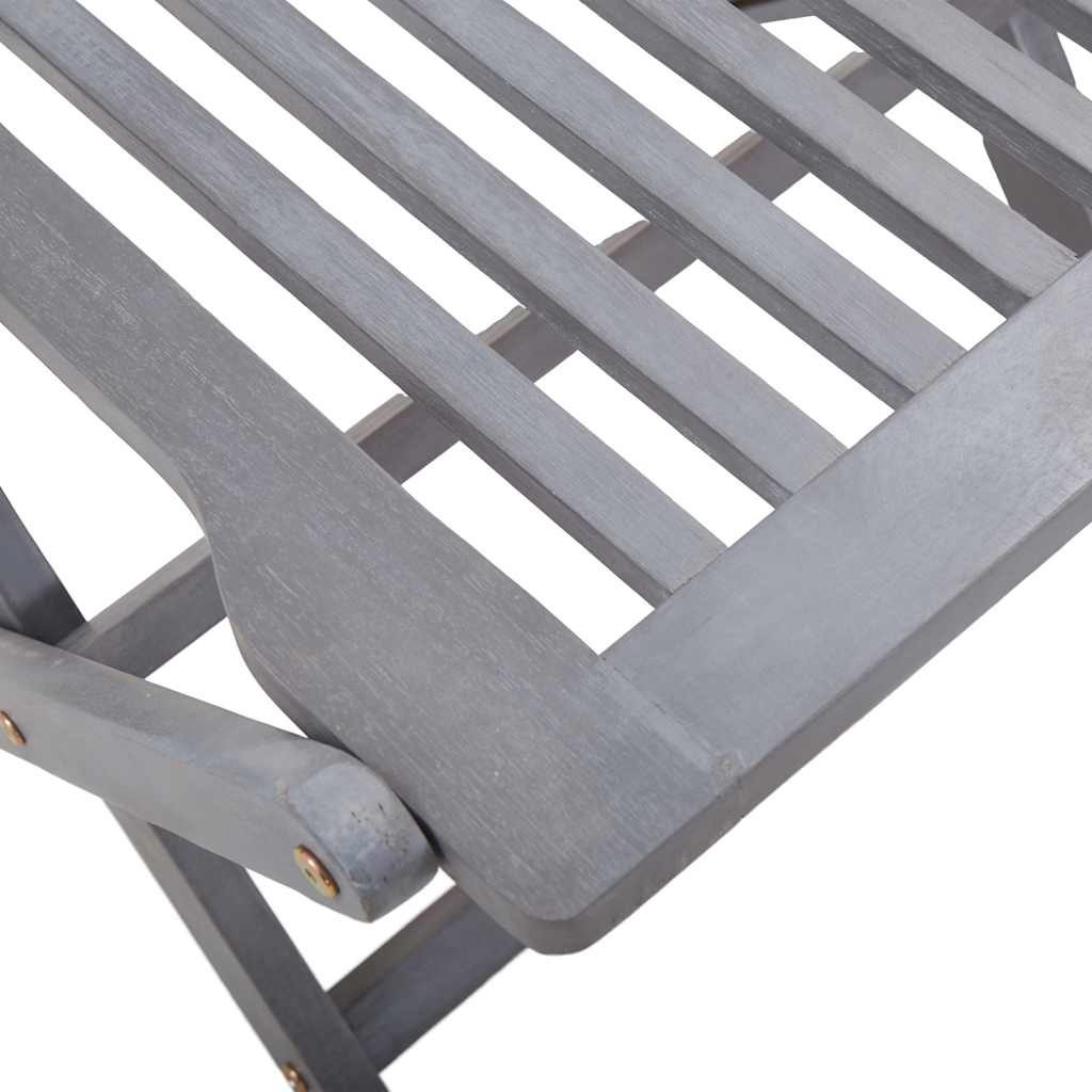 Sedie da Giardino Pieghevoli 4 pz in Legno Massello d'Acacia | homemem39