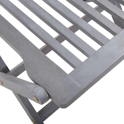 Sedie da Giardino Pieghevoli 4 pz in Legno Massello d'Acacia - homemem39