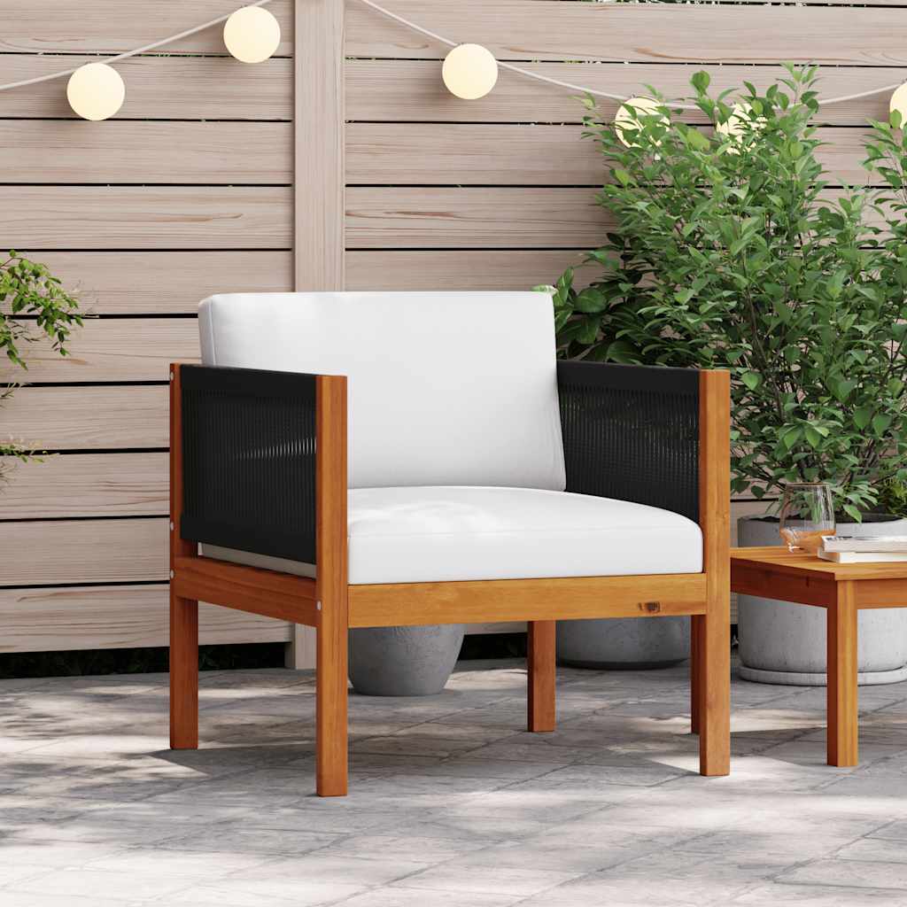 Sedie da Giardino 2 pz in Legno Massello d'Acacia