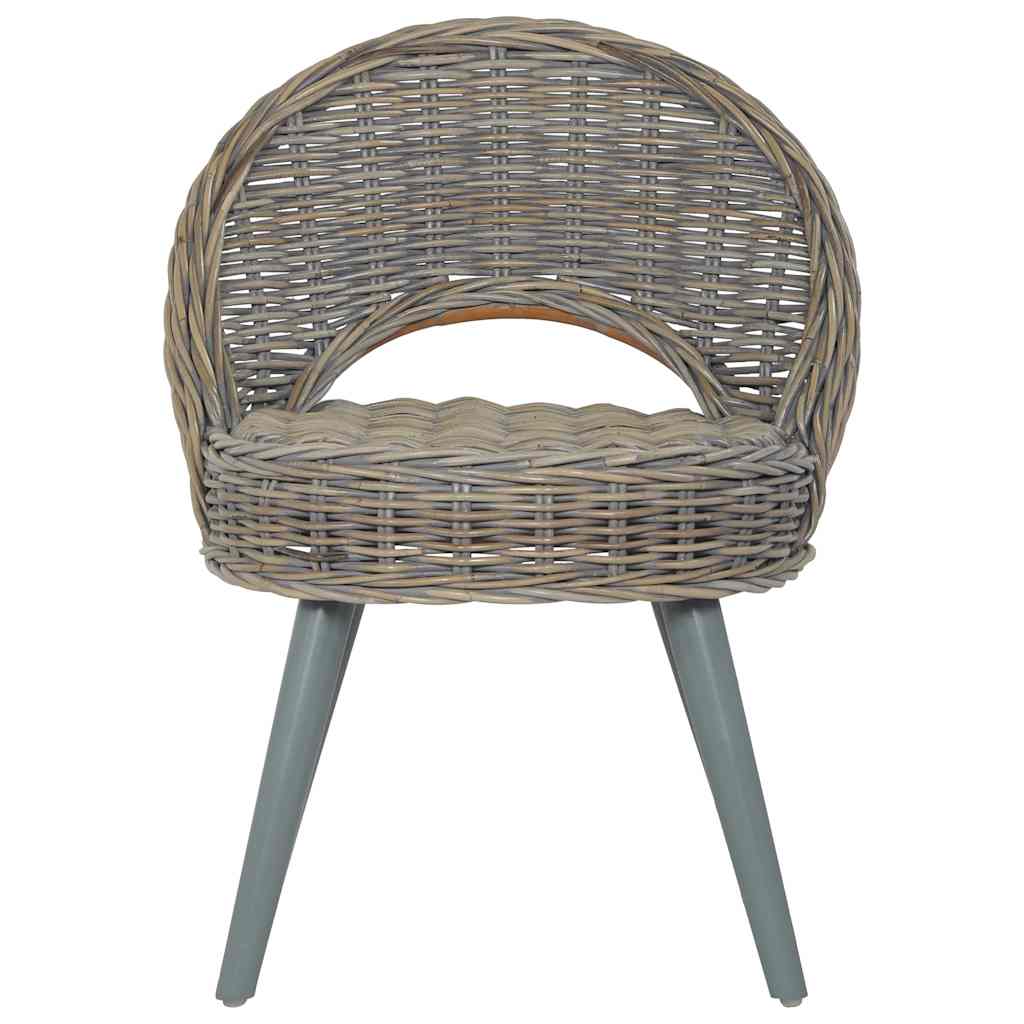 Poltrona in Rattan Kubu Grigio - homemem39