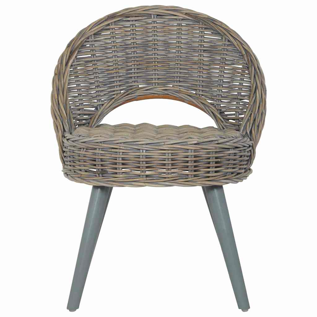 Poltrona in Rattan Kubu Grigio