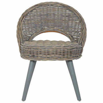 Poltrona in Rattan Kubu Grigio