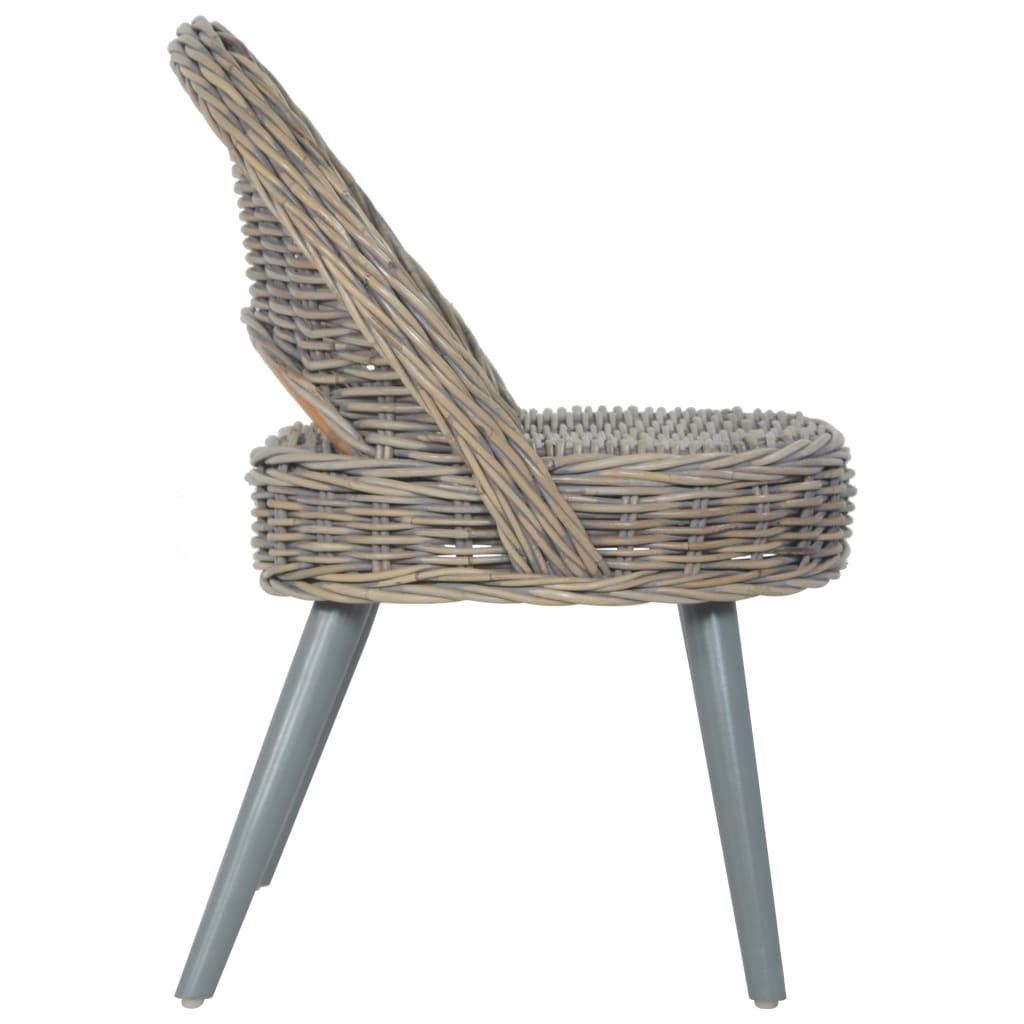 Poltrona in Rattan Kubu Grigio - homemem39