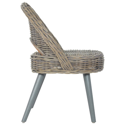 Poltrona in Rattan Kubu Grigio - homemem39