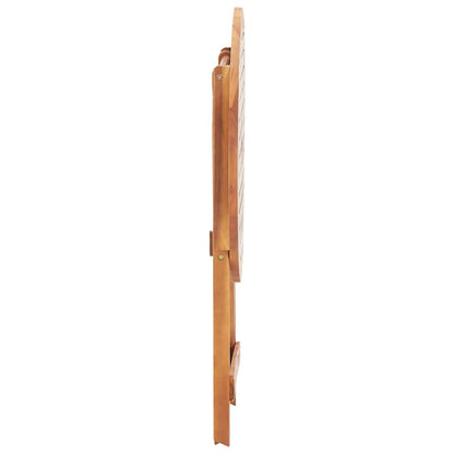 Tavolo da Giardino Pieghevole 60x75 cm in Massello d'Acacia | homemem39