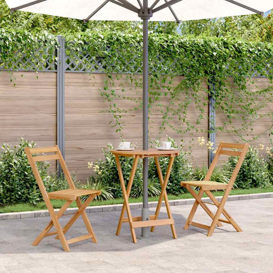 Tavolo da Giardino Pieghevole 60x75 cm in Massello d'Acacia