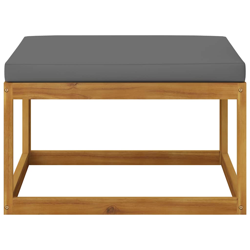 Set Divani Giardino 6 pz con Cuscini Legno Massello di Acacia
