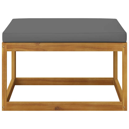 Set Divani Giardino 6 pz con Cuscini Legno Massello di Acacia