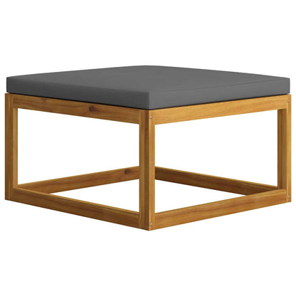 Set Divani Giardino 6 pz con Cuscini Legno Massello di Acacia
