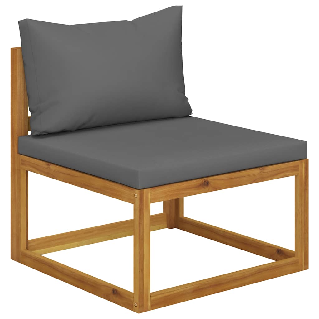 Set Divani Giardino 5 pz con Cuscini Legno Massello di Acacia | homemem39