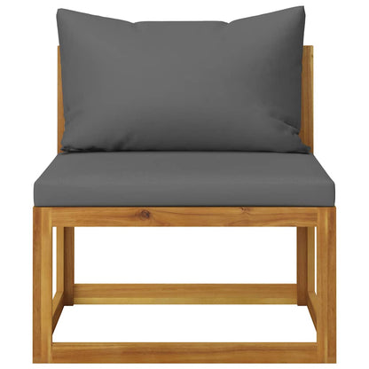 Set Divani Giardino 5 pz con Cuscini Legno Massello di Acacia | homemem39