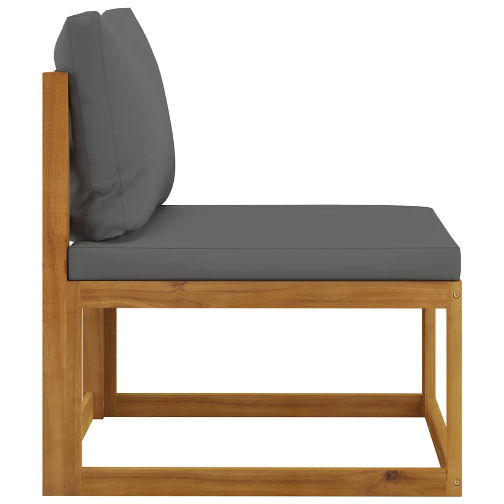 Set Divani Giardino 5 pz con Cuscini Legno Massello di Acacia | homemem39