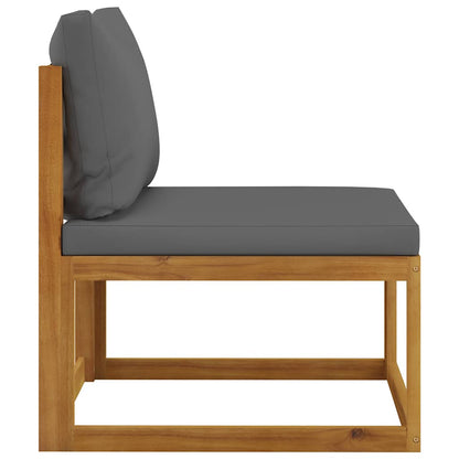 Set Divani Giardino 5 pz con Cuscini Legno Massello di Acacia | homemem39