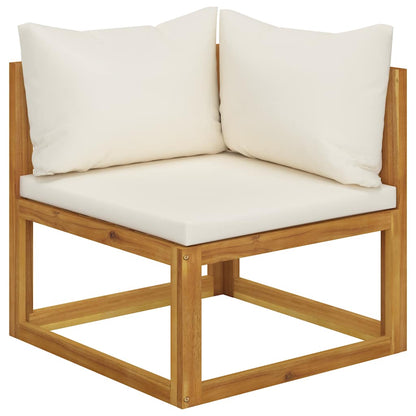 Set Divani Giardino 5 pz con Cuscini Legno Massello di Acacia | homemem39