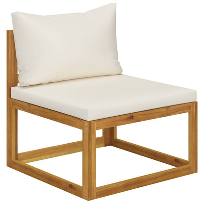 Set Divani Giardino 5 pz con Cuscini Legno Massello di Acacia | homemem39