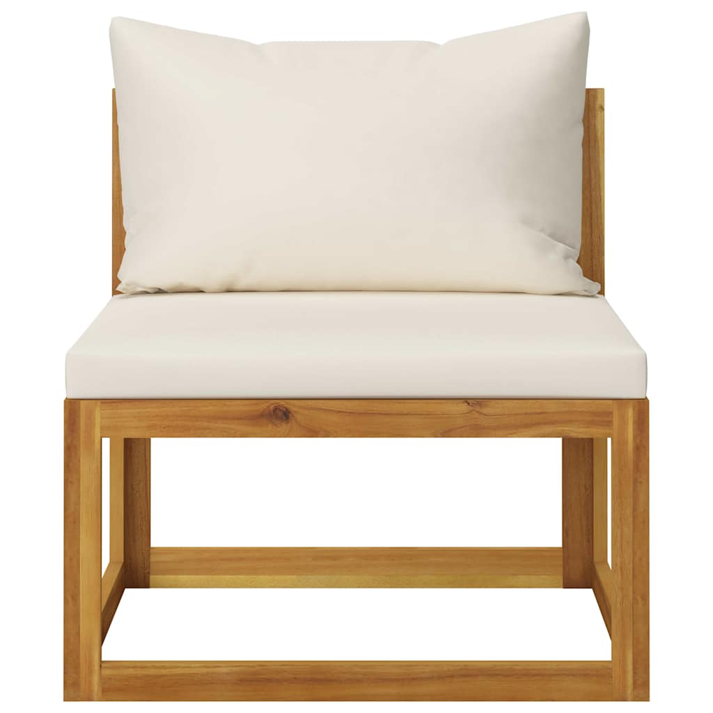 Set Divani Giardino 5 pz con Cuscini Legno Massello di Acacia | homemem39